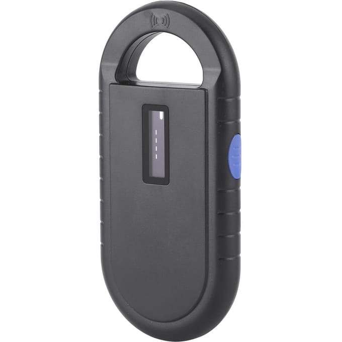 Lecteur de puce RFID 134,2 kHz pour appareil portable rechargeable USB ISO11784 5 FDXB ID64 gray