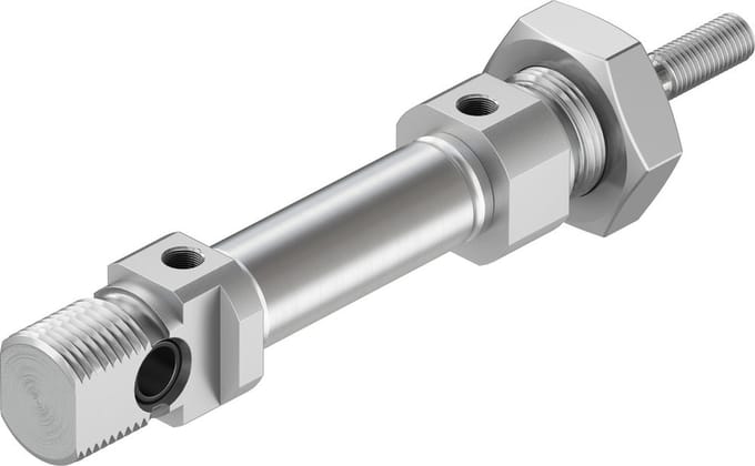 Festo Cilinder 12mm Boring 10mm Slag ISO 6432 Dubbelwerkend - 19189 - P2CS2