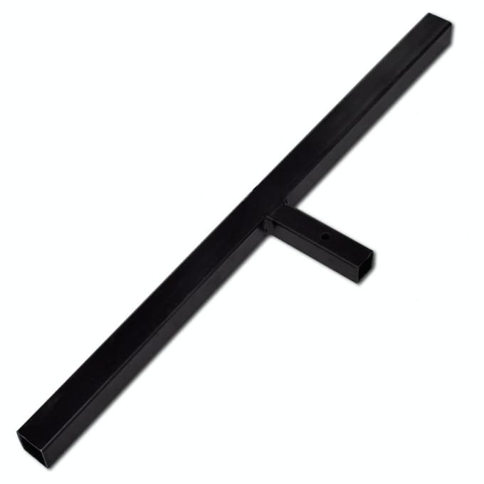 vidaXL - Grondboor - met - handvat - en - schroefkop - (dubbele - schroef) - 80 - mm - (zwart)