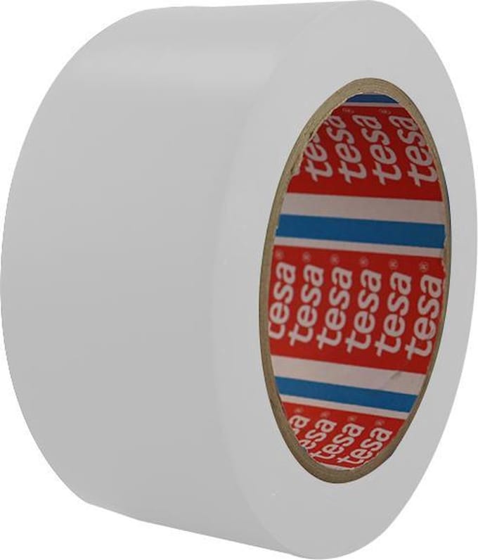 Vloermarkeringstape 5cm (Wit)