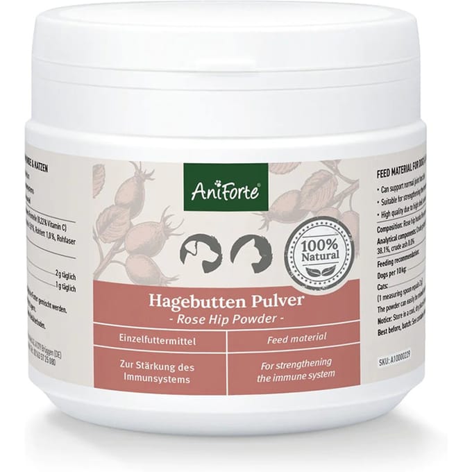 250g AniForte rozenbottelpoeder supplement voor honden