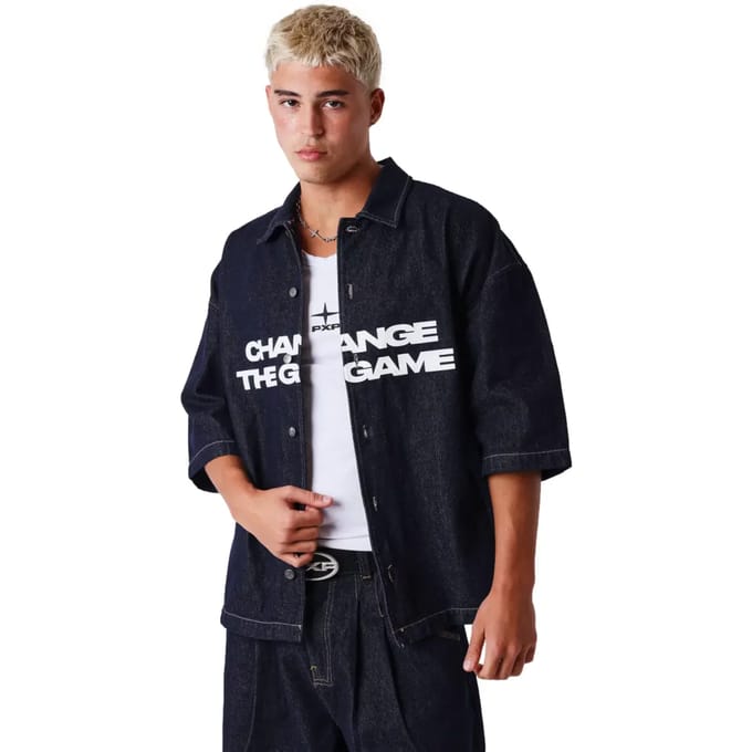 Denim overhemd Project X Paris Classy