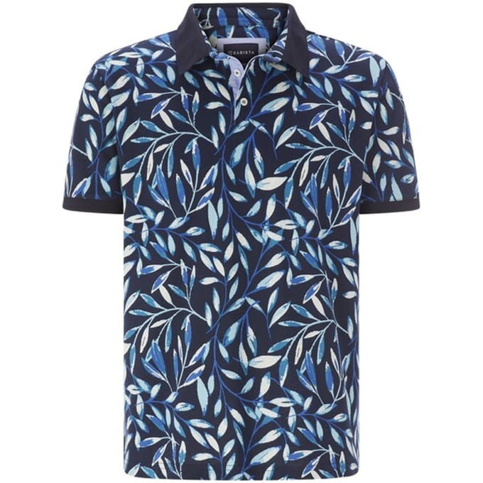 Babista herren Poloshirt - 48/50 - donkerblauw - Plus Size