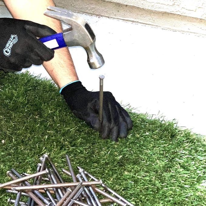 Graspalen - Kunstgras Pinnen - Landschap Bevestigen - Roest voor Extra Grip - 15 cm Lengte