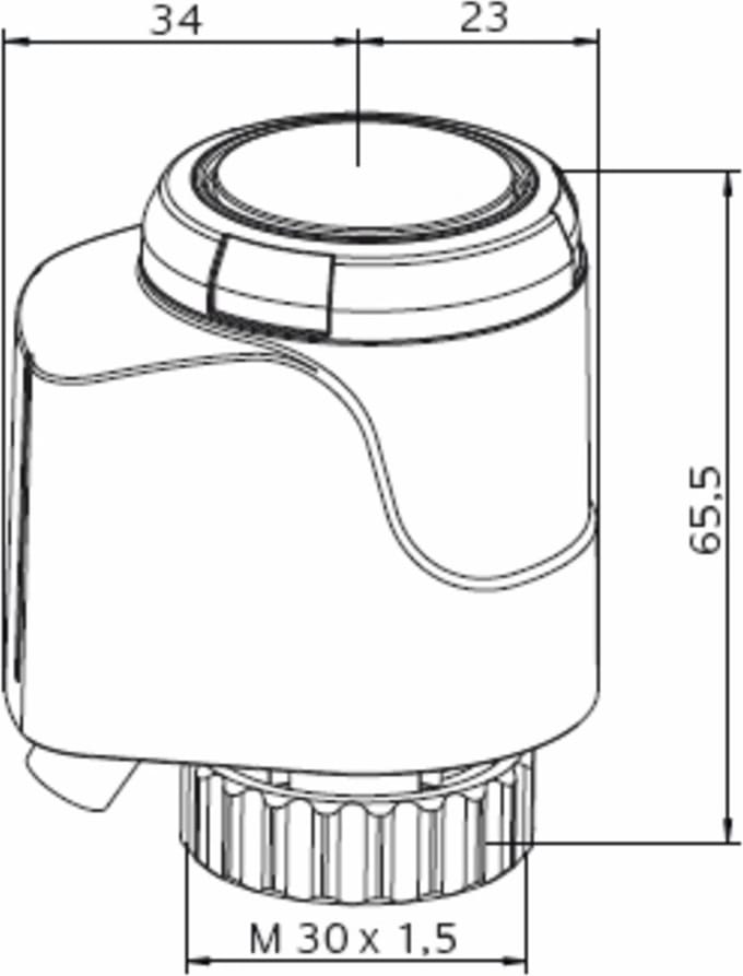 TA thermische motor emo t nc 24V 1m