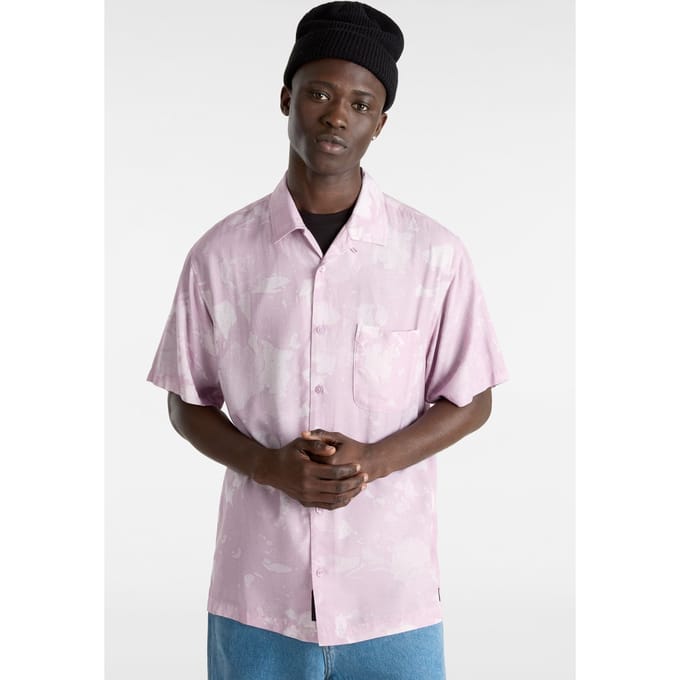 Vans  Camp Loose Collar Ss Woven Lavender/marshmallow Taglia: S | Camicie Casual Outlet | Uomo