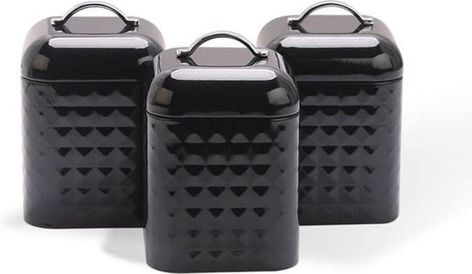 Set van Potjes Feel Maestro MR-1676-3S-BLACK 3 Stuks