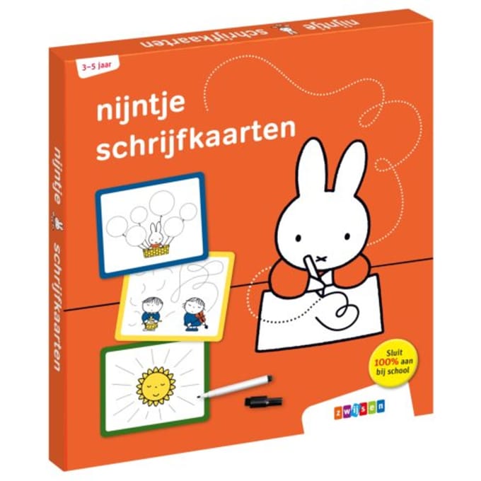 Nijntje schrijfkaarten Educatieve boeken (spelletjes en raadsels)
