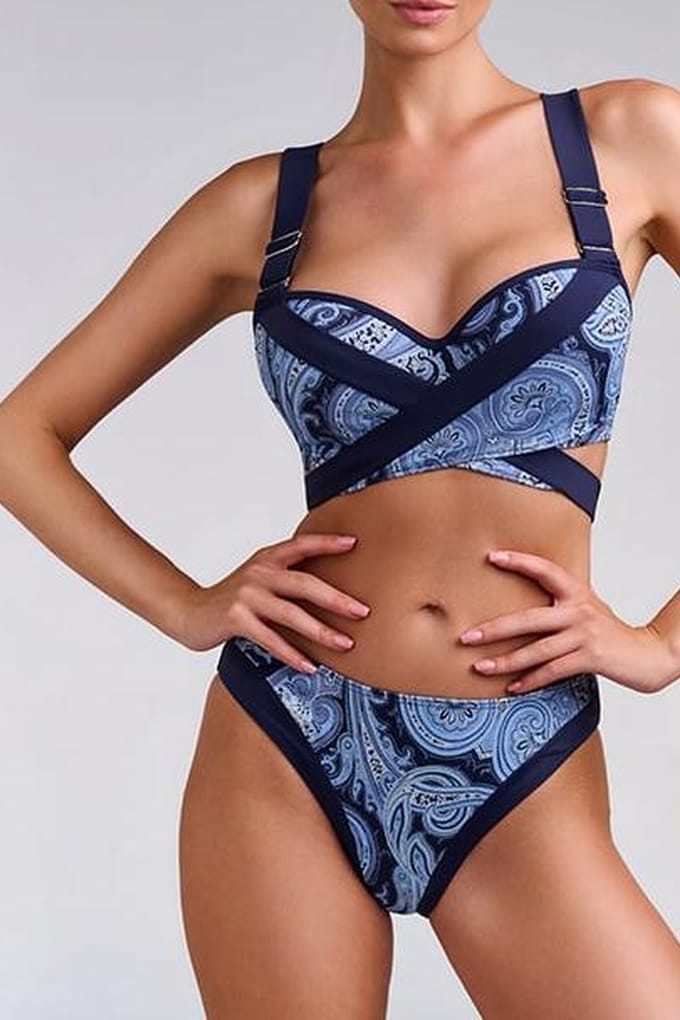 Marlies Dekkers Cache Coeur Paisley Print Briefs Größe: XXL | Bikinis Outlet | Damen