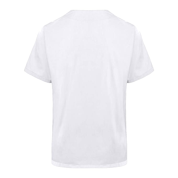 Karlowsky Heren Essential Werk tuniek met korte mouwen (Wit)