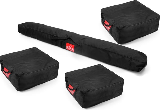 Complete tassenset voor 5x4 partytent