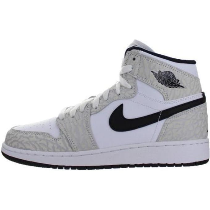 Jordan 1 Retro High Premium Blanc Noir GS 838850-106 40