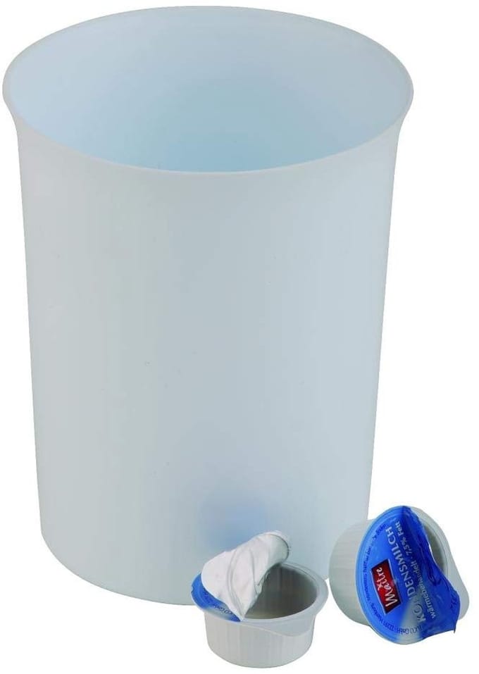 APS Prullenbak - Polypropyleen - Wit - Ø 11 cm - 0,9 Liter - Vaatwasserbestendig - Breukvast