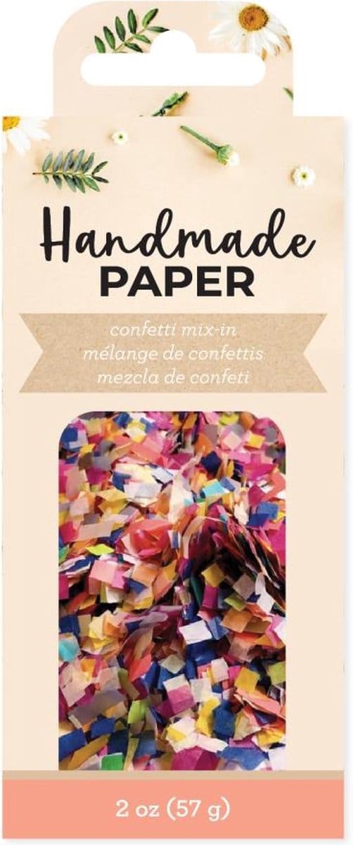 American Crafts - handmade paper - confetti mix - 34017583