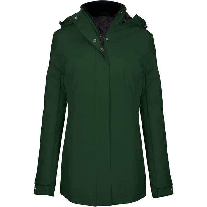 Kariban Damesparka K6108 - Forest Green - XL
