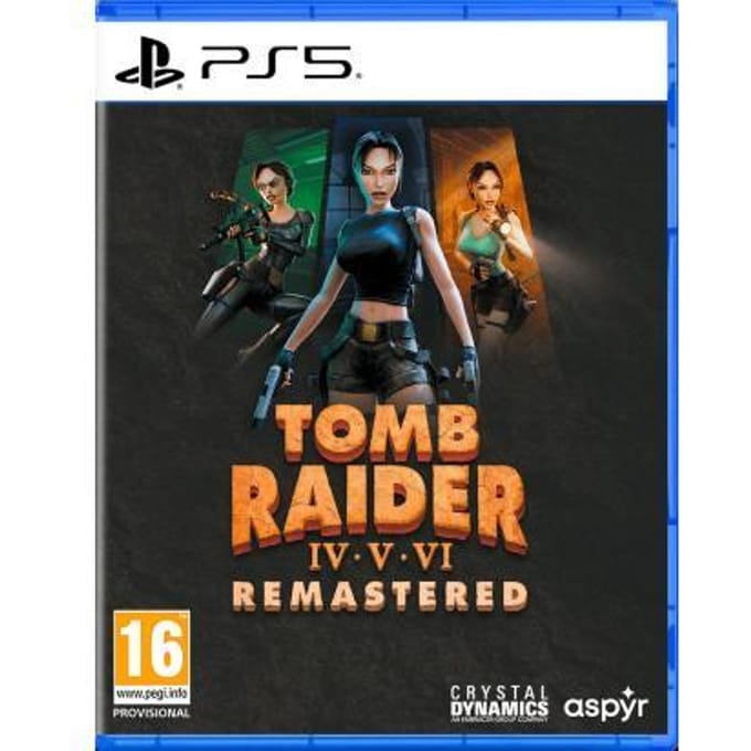 Sony PlayStation 5 PS5 Tomb Raider IV-VI Remastered Games