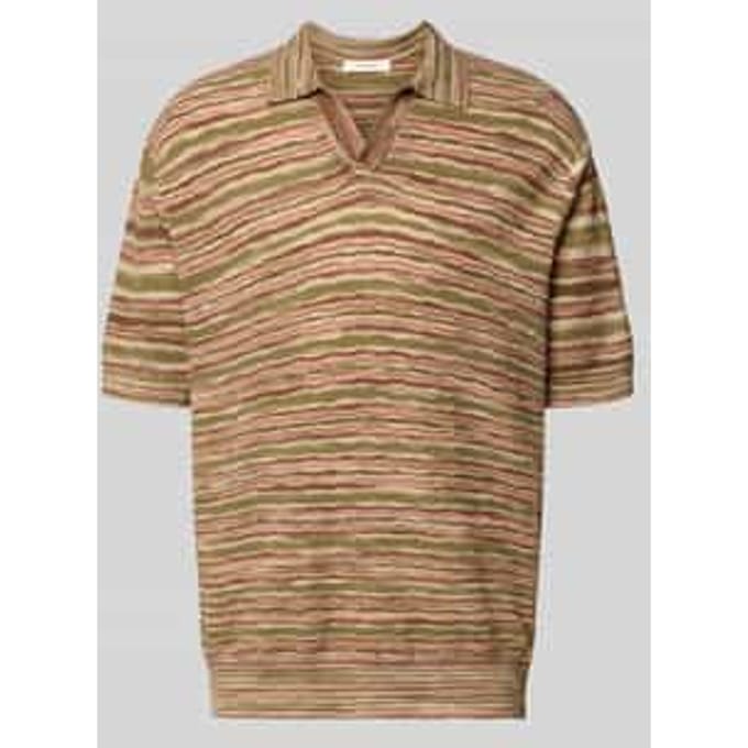 relaxed fit poloshirt van puur katoen model 'Muse'