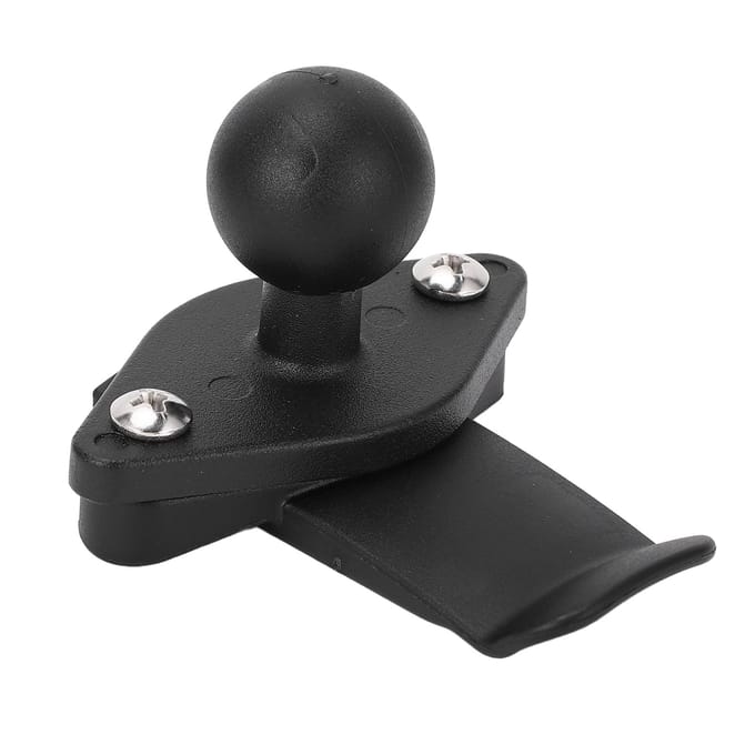 Dashboard GPS Achtermontage Anti-Schok Handheld GPS Cliphouder met 1 Inch Kogelkop voor Motorfiets Off-Road Auto gray