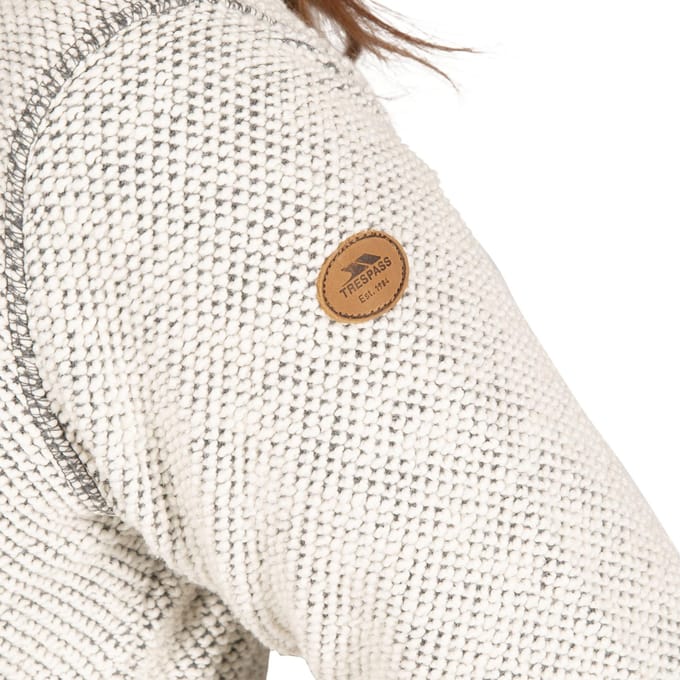 Trespass Dames/Dames Ronette Fleece (Gebroken wit)
