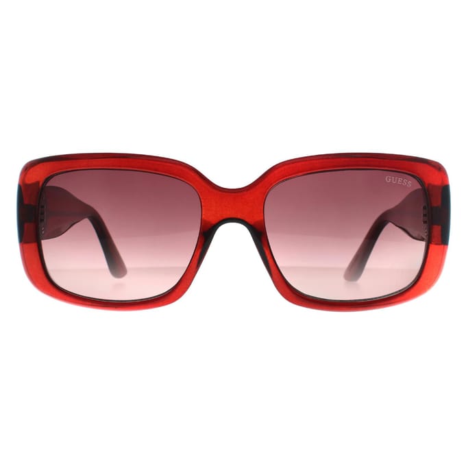 Guess Vlinder Transparant Rood Bruin Kleurverloop GF6167