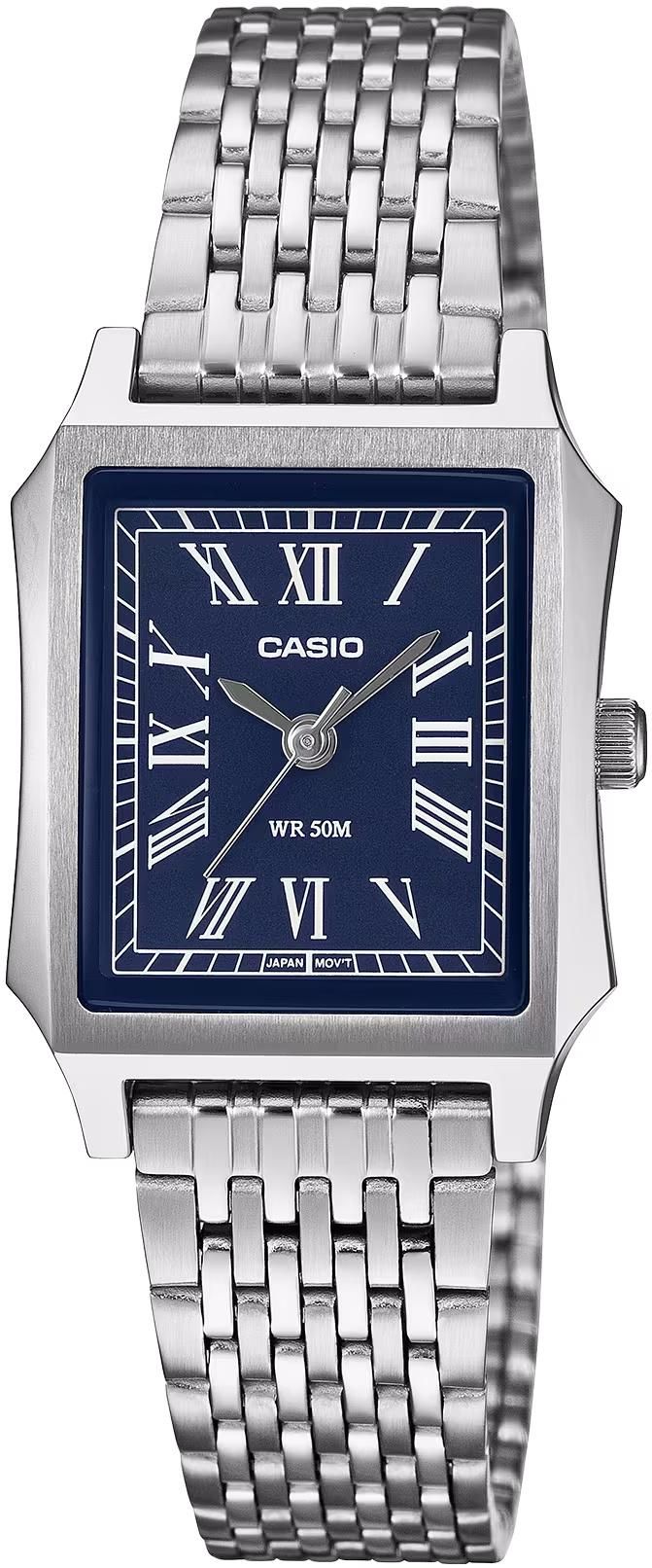 Casio Casio Collection LTP-B190D-2BVER Horloge - Staal - Zilverkleurig - Ø 24 mm