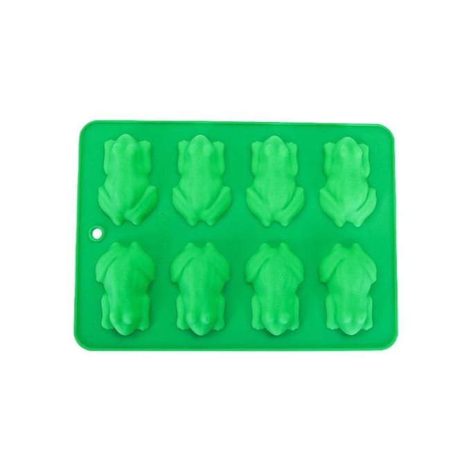 3D Kikkervormige Siliconen Vormen Diy Handgemaakte Taartvorm Bakvormen groen