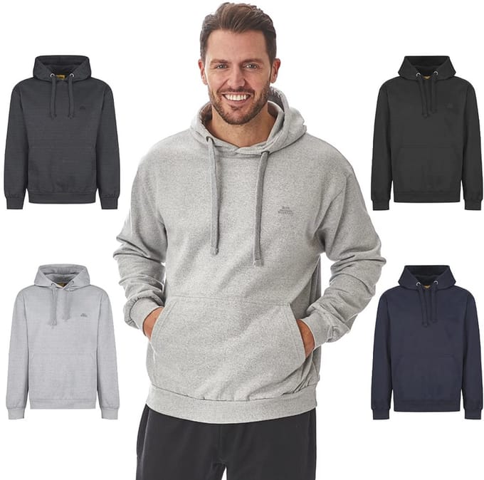 Zachte fleece trui met capuchon voor heren