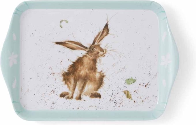 Tray klein Dienblad met haas - Wrendale designs - 21 x 14 cm