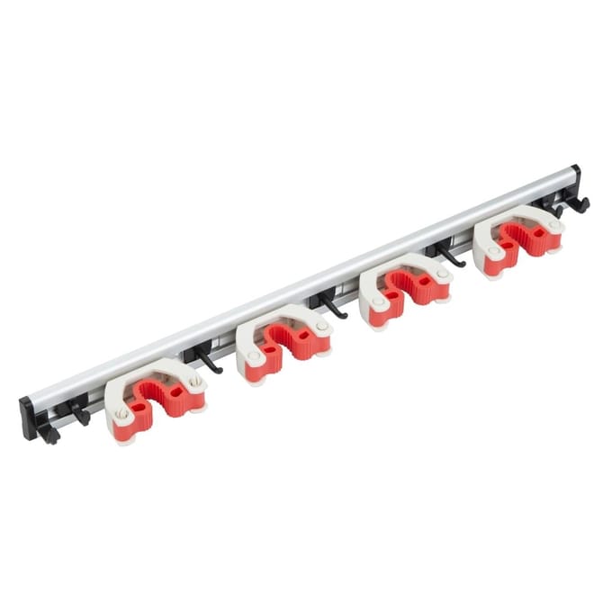 Jantex wandhouder voor stelen (4 klemmen)
