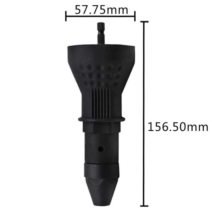 Elektrische Klinkpistool Adapter Boor Klinkhamer Klinkgereedschap Accuboormachine Insert Moer voor Blind 2.4 Tot 4.8mm blauw