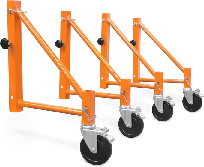 Baker Scaffolding met 5-Inch Vergrendelbare Wielen - 4 Pack