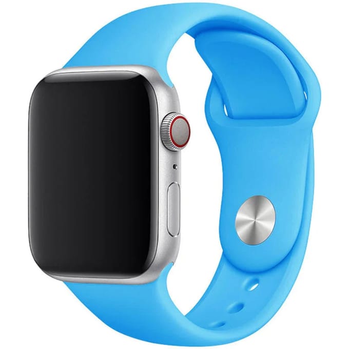 2+1 | Apple Watch Bandje - Siliconen - Blauw