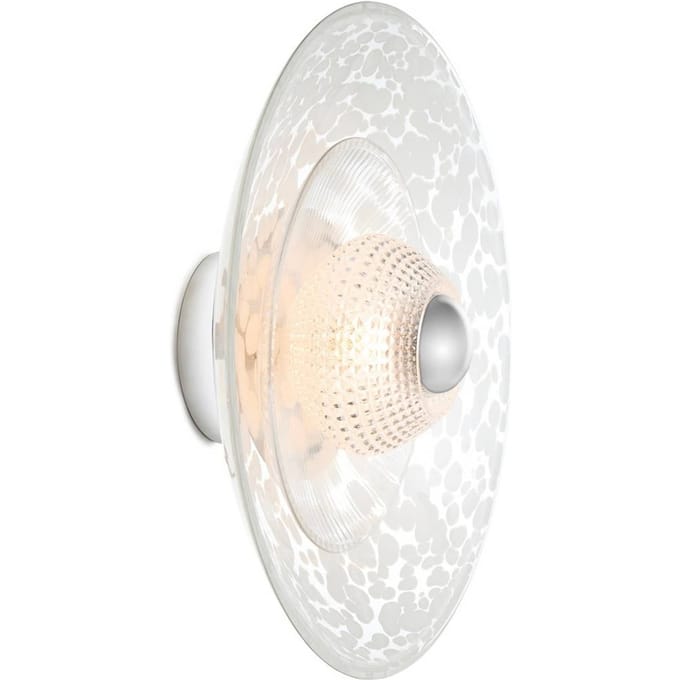 DESIGN BY US Wandlamp Disco Rama, helder, glas, E27