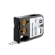 DYMO 1868741 XTL tape vinyl zwart op transparant 12mm (origineel)