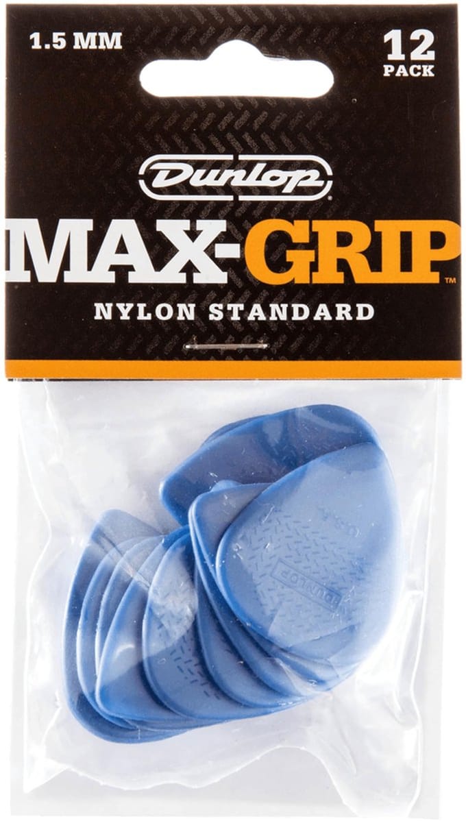 Dunlop 449P150 Max Grip Plectrum 1.50mm 12-Pack - Plectra, zakje met 12 stuks