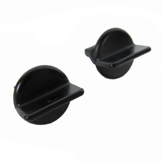 Écrous noirs de couvercle d'attelage de pare-chocs arrière, 2 pièces, 68249278AA pour Dodge Durango 2014 – 2022 black