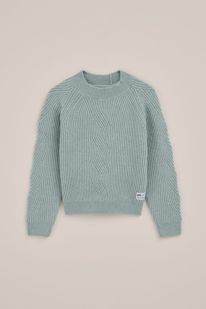 WE Fashion Knitted Pullover Ice Blue Taglia: 122/128 | Maglioni Outlet | kids | Blu