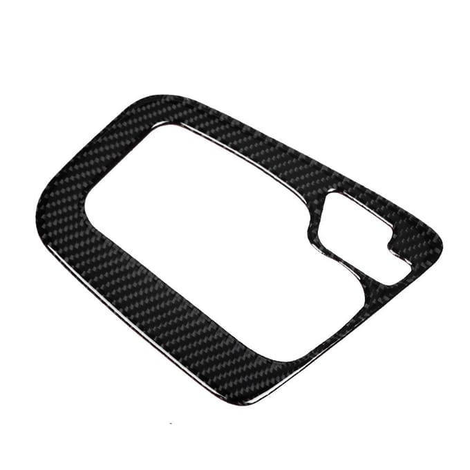 Koolstofvezel Linksgestuurd Middenconsole Schakelpookpaneel Cover Trim Passend voor 3 Serie E46 1998 2005 black