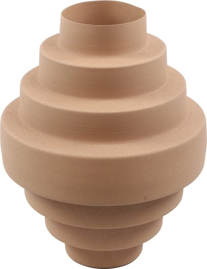 Countryfield Vaas Rana metaal L25B25H32,5CM roze