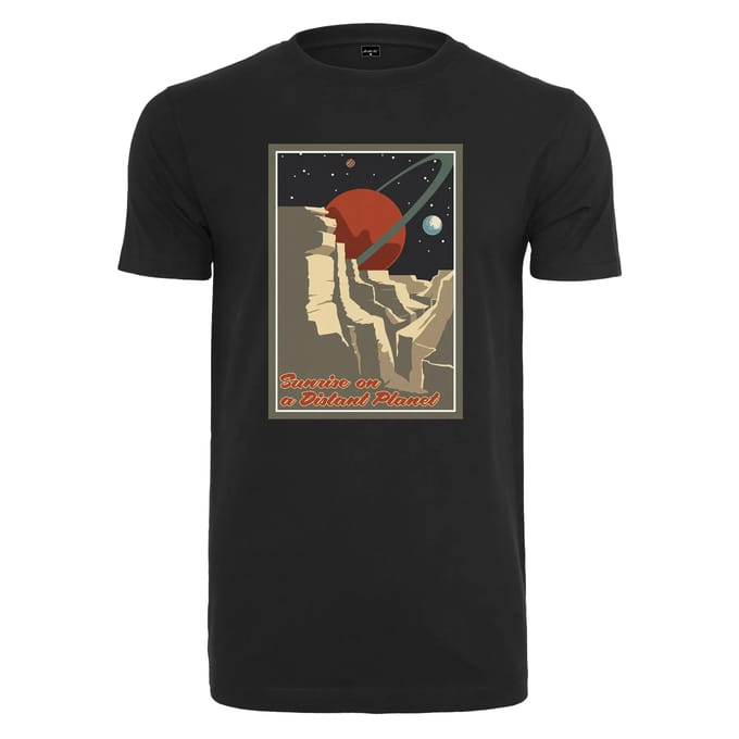 Mister Tee - Distant Planet Dames T-shirt - S - Zwart