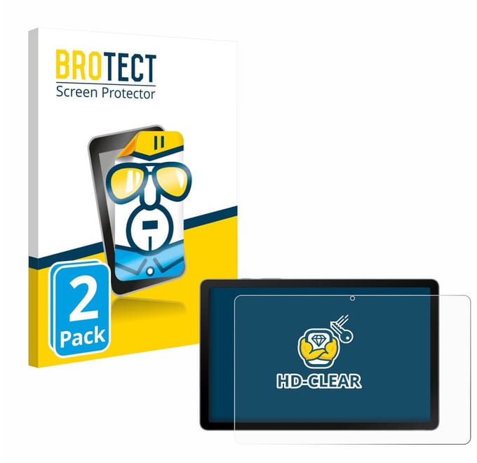 BROTECT - Screenprotector voor Samsung Galaxy Tab S10 Lite 5G - Folie Beschermfolie transparant 2 Stuks
