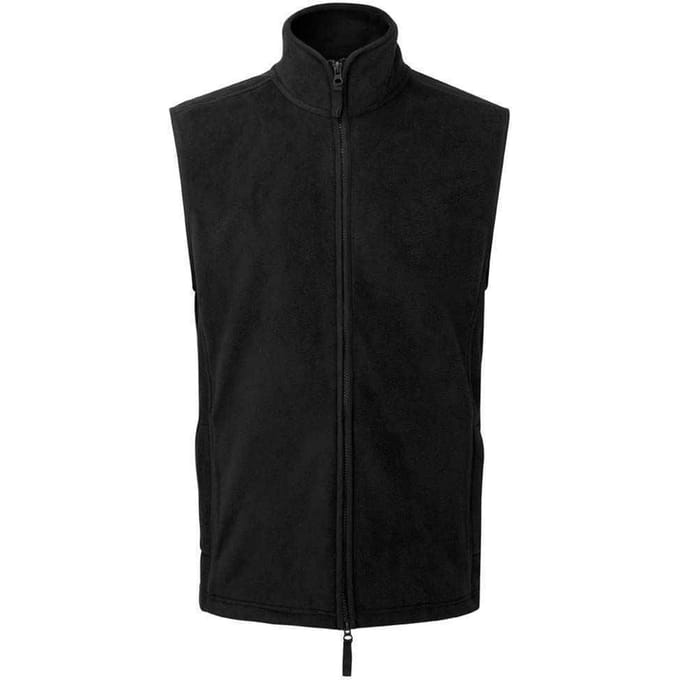 Premier Heren Artisan Fleece Gilet (Zwart)