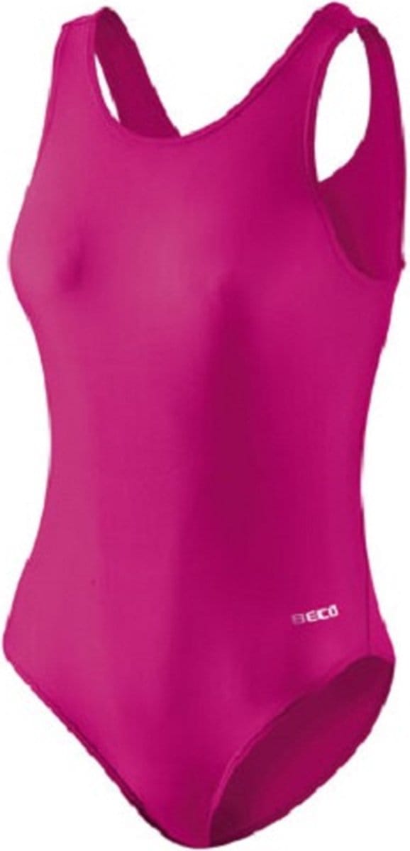 BECO Badpak - Dames - Polyamide/elastaan - Roze - Maat44