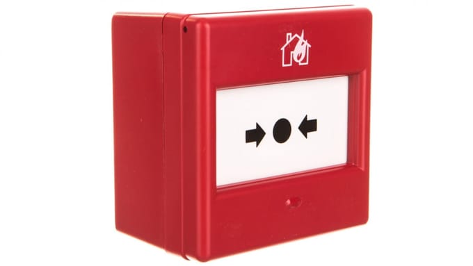 Boîtier manuel d'appel incendie complet avec verre 1P IP24D CXM/CO/GP/R/BB 4930010FUL-0048XC