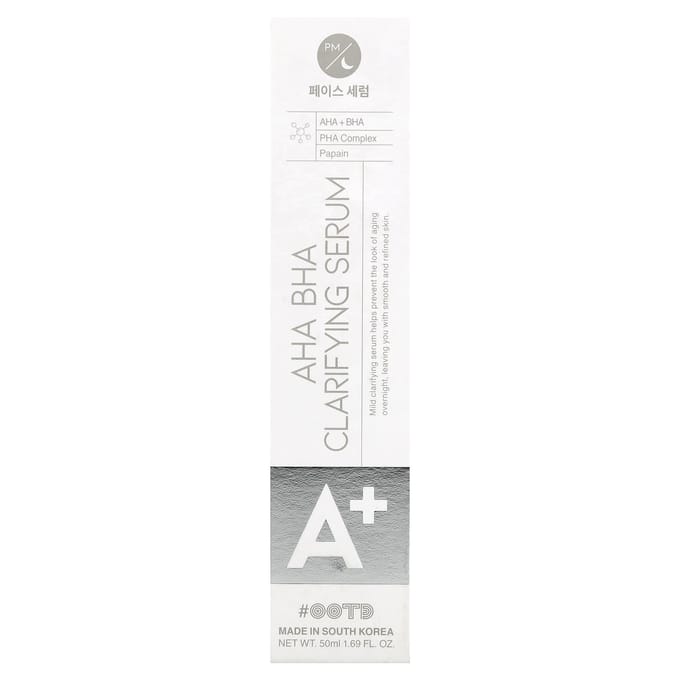 OOTD, AHA BHA Verhelderend Serum, 50ml (1,69 fl oz) white