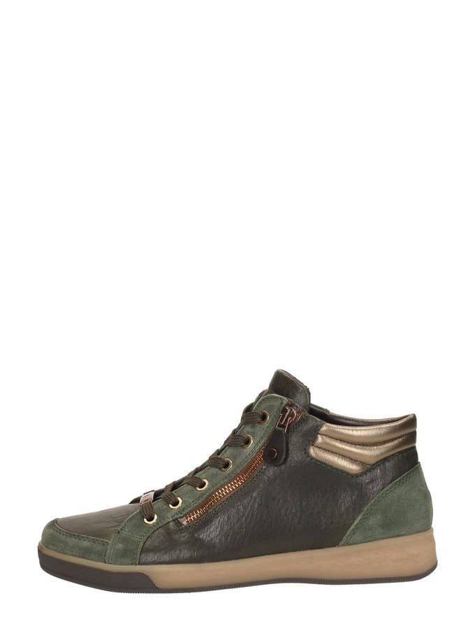Ara Rom-ST-High-Soft Veterschoenen Hoog - groen - Maat 3.5