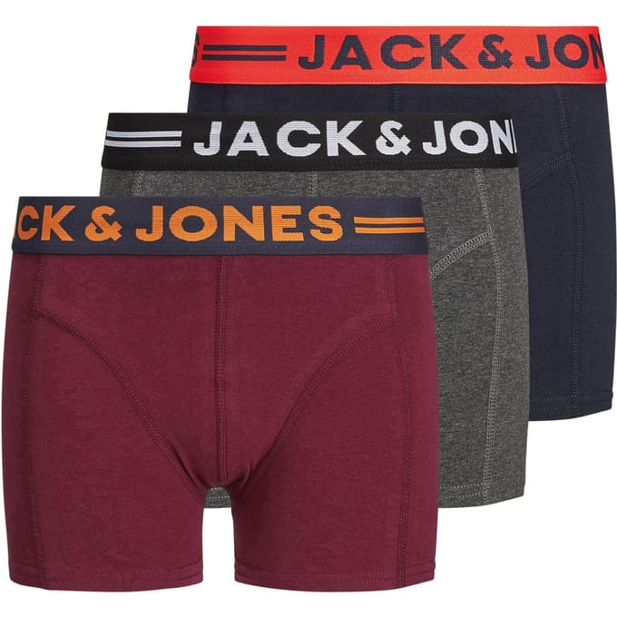 JACK&JONES JUNIOR JACLICHFIELD 3 Pack Jongens Onderbroek