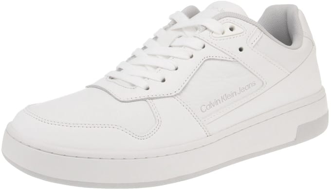 Calvin Klein YM0YM00867 Basket Cupsole Low - Heren Sneaker - 0K4-Triple-B.White