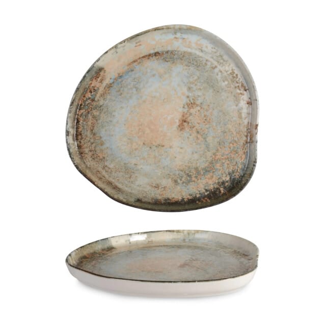 Rinart Dinerbord - Obvara - Porselein - 30 cm - set van 6