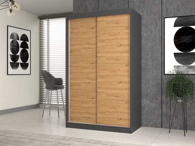 Iga 120B ANTRACIET ARTISAN kledingkast